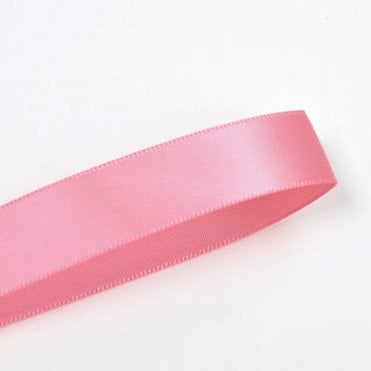 Coral Rose Double-Faced Satin Ribbon - 10mm