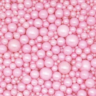Cotton Candy Pearls Sprinkles – Mixed Sizes - 80g