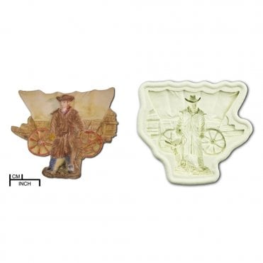 Cowboy & Wagon Mould