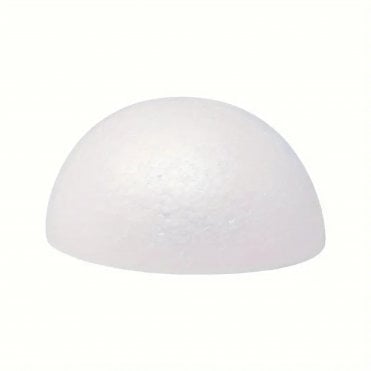 Creative White Foam Hemisphere Balls - Pack of 1