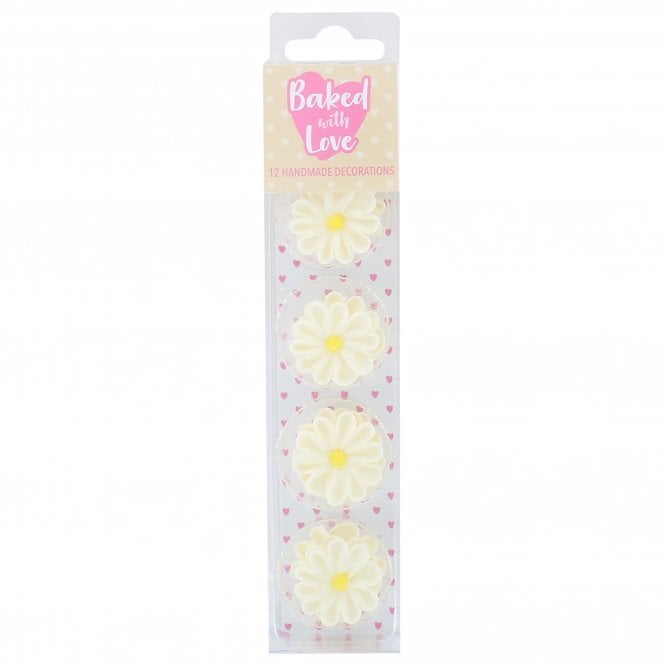 Culpitt Baked With Love - Daisy Cupcake Decorations - 25mm 