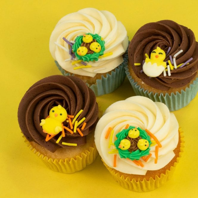 Culpitt Delightful Easter Chick Sugar Decorations – Bake Up Some Easter Magic!
