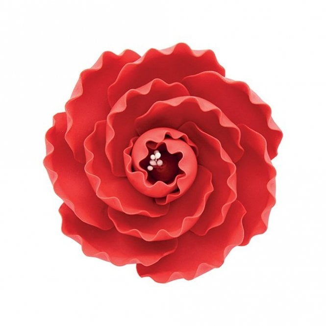 Culpitt Gumpaste Red Briar Rose - 76mm (3'')