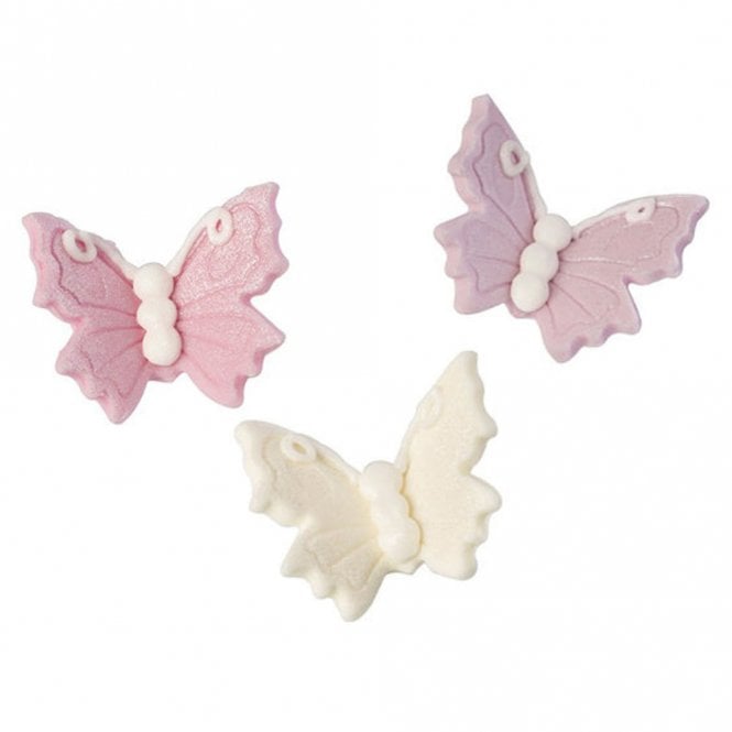 Culpitt Lustred Sugar Butterflies 18pcs/box