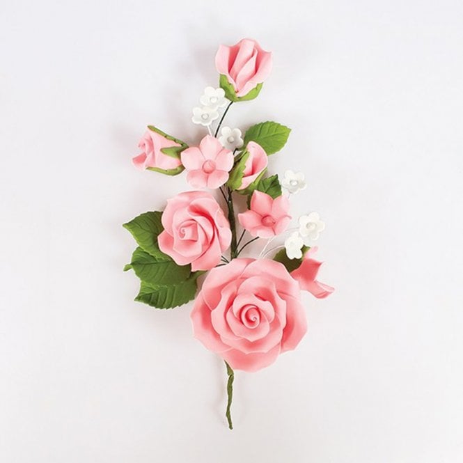 Culpitt Pink Rose Spray