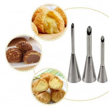 Cupcake & Eclair Filling Pastry Injector Professional Piping Nozzle Tip