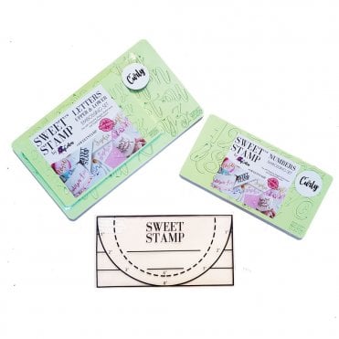 CURLY Font "The Complete Set" Full Set Uppercase, Lowercase, Numbers & Symbols + A Tacky Pad