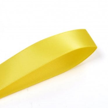 Daffodil Double-Faced Satin Ribbon - 25mm