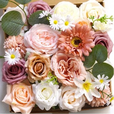 Daisy DIY Faux Flower Box Set