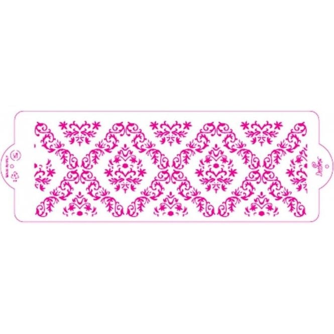 Decora Damask - Cake Decorating Stencil 7 x 30cm