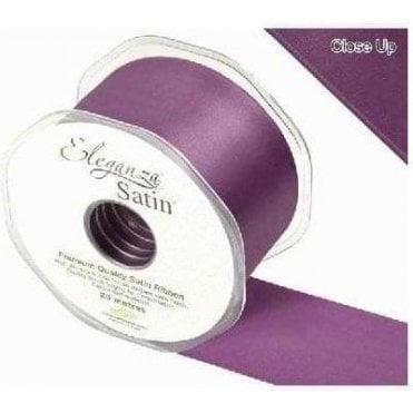 Damson - Double Faced Satin Ribbon