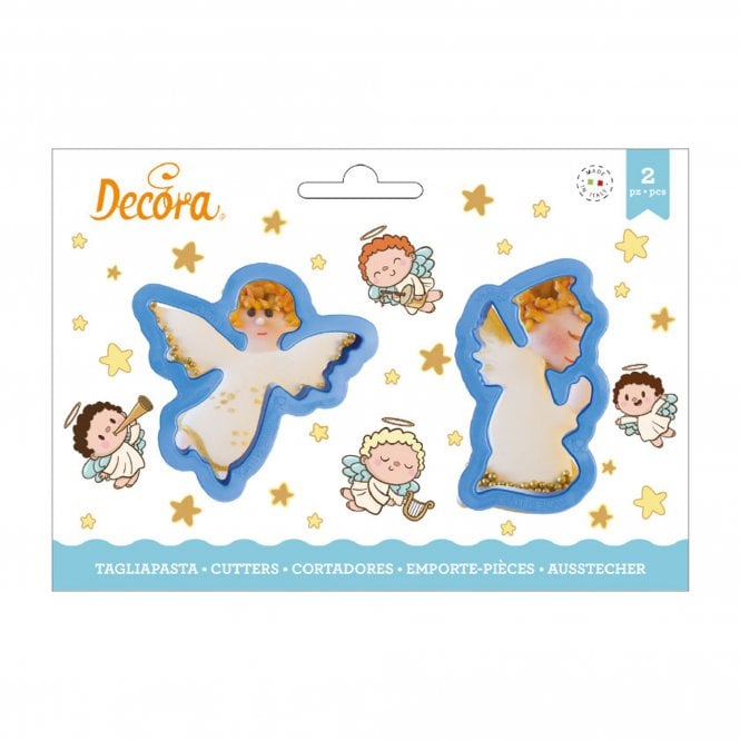 Decora Angel Cookie Cutter - Set of 2