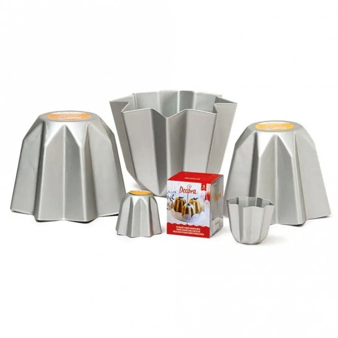 Decora Anodised Aluminium Pandoro Cake Tin - Choose Your Size