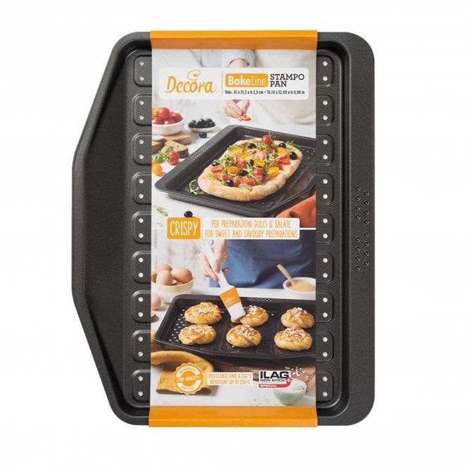 Decora Bake Line Non Stick Plate Crisp & Fry Pan