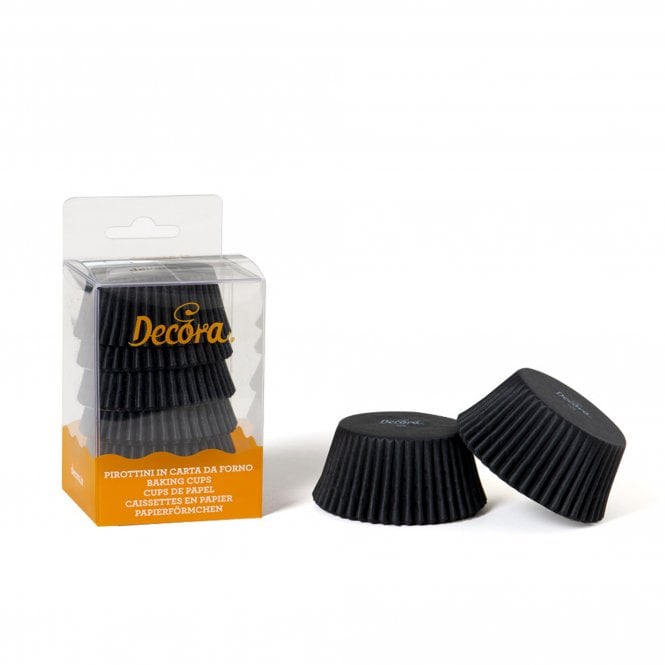 Decora Black Cupcake Baking Cups Pack of 75