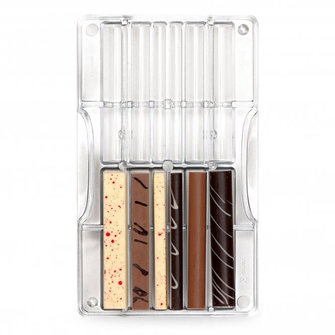 Decora Chopsticks & Fingers - Polycarbonate Chocolate Moulds