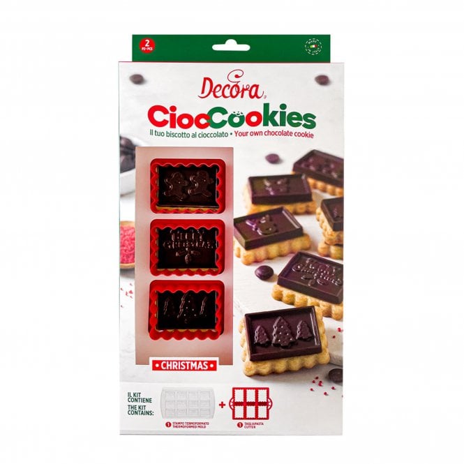 Decora Christmas Chocolate Cookie Cutter Kit