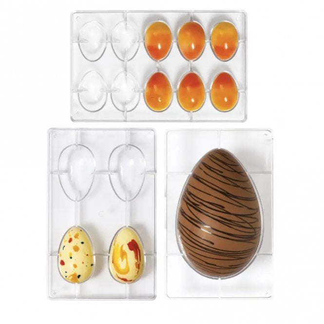 Decora Egg Polycarbonate Mold 30 g 10 Cavities