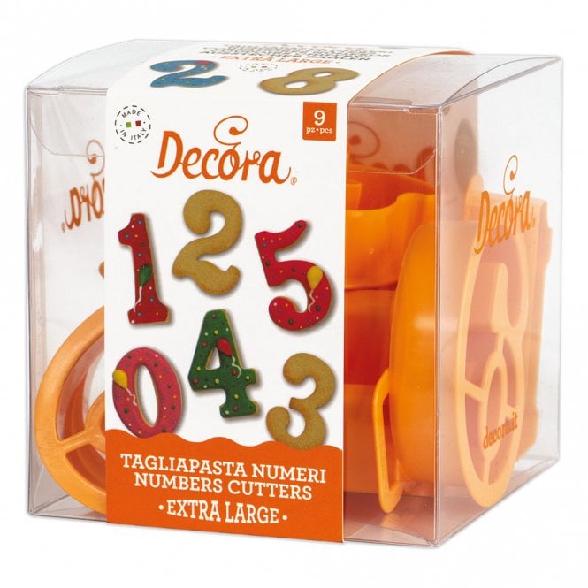 Decora Extra Large Number Cutter Set