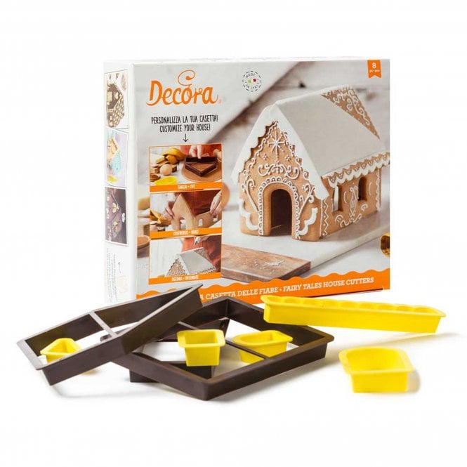 Decora Fairy Tale House Bisucuit/Fondant Cutters - Set of 8 pieces