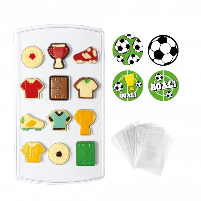 Decora Football Thermoformed Mould Set - 15 x 26 cm