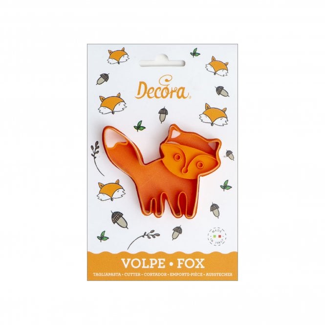 Decora Fox Plastic Cookie Cutter