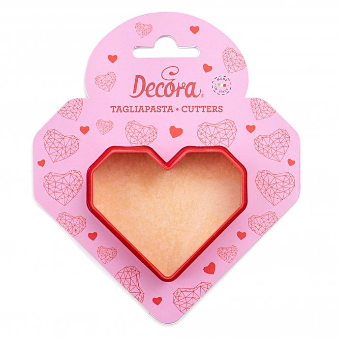 Decora Heart Plastic Cookie Cutter