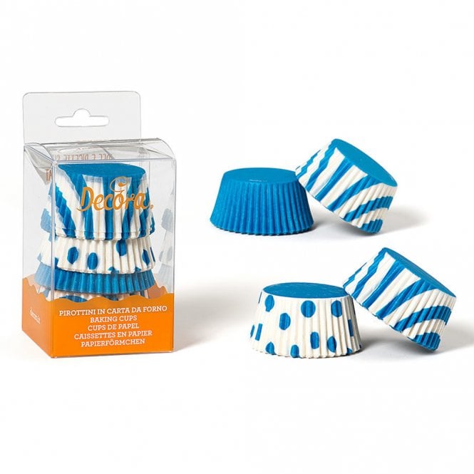 Decora Light blue fantasy baking cups 75pcs
