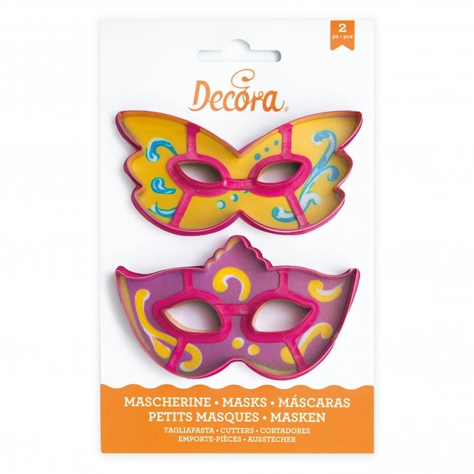 Decora Mask Cookie/Fondant Cutter - Set of 2