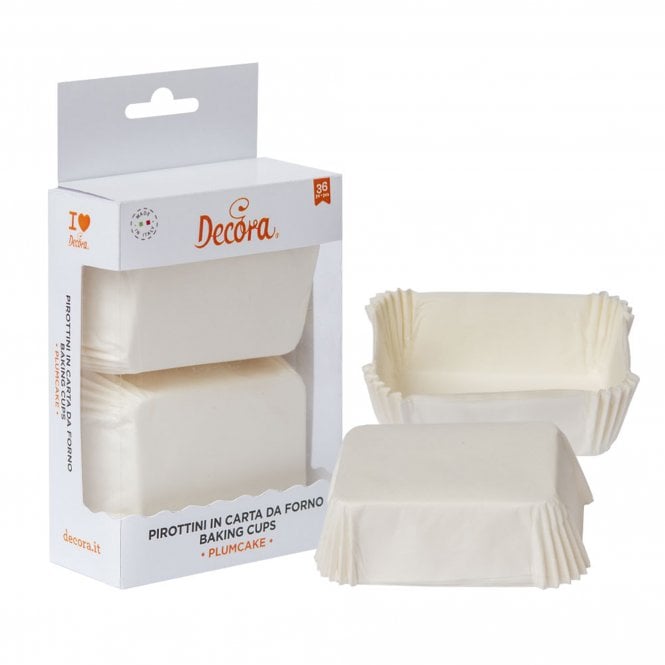 Decora Mini Plum Cake Baking Cups - Pack Of 36