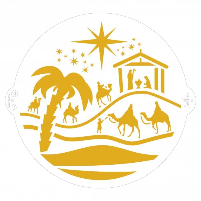 Decora Nativity Stencil 25cm