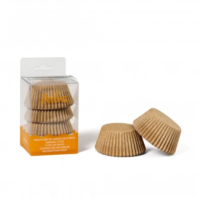 Decora Natural Cupcake Baking Cups Pack of 75