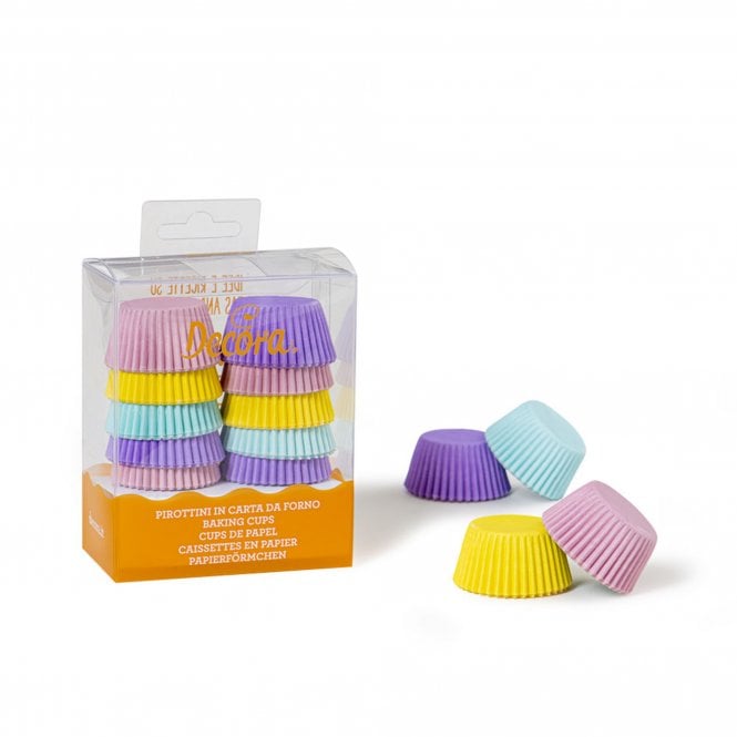 Decora Pastel Mini Cupcake Baking Cups Pack Of 200