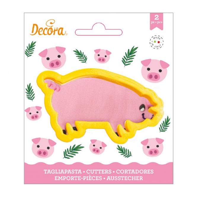 Decora Piggy Plastic Cookie Cutter