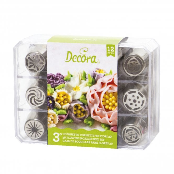 Decora Premium 'Russian Themed' Piping Nozzle Kit of 12