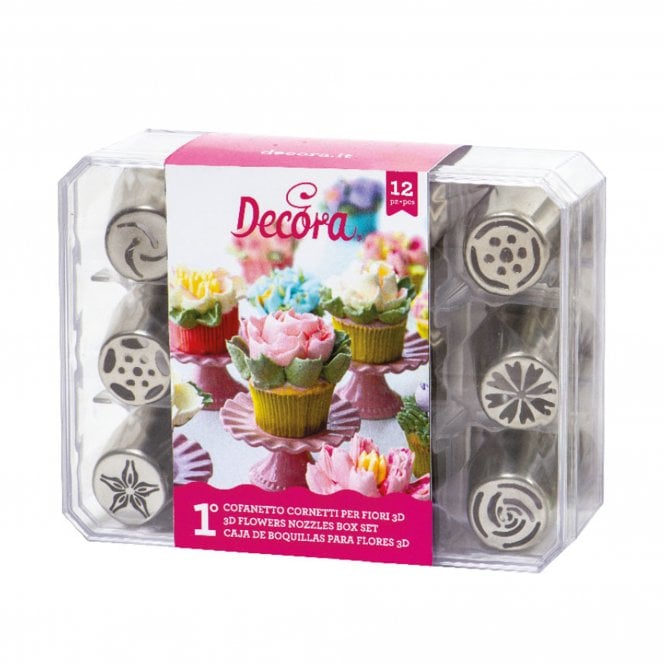 Decora Premium 'Russian Themed' Piping Nozzle Kit of 12