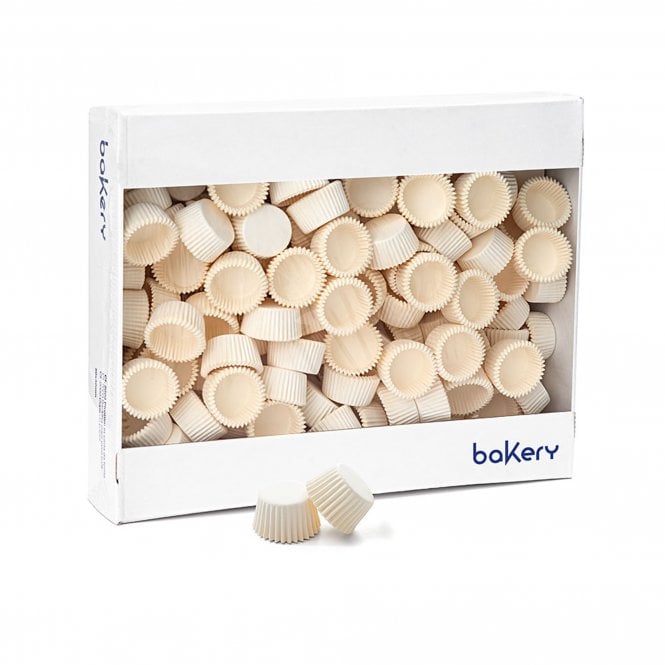 Decora Premium White Baking Cups - Mini Size 32×22 mm - Pack of 2500