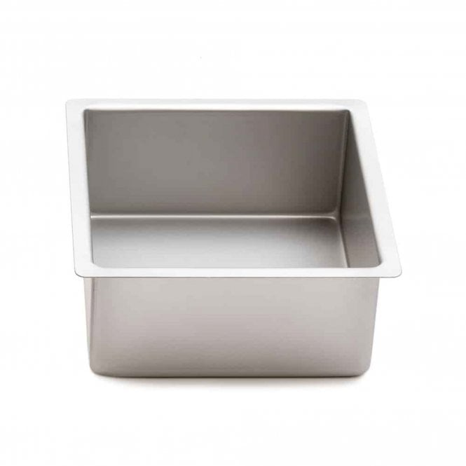 Decora Professional Square Anodised Aluminium Cake Pan - 25 x 25 x 10 cm