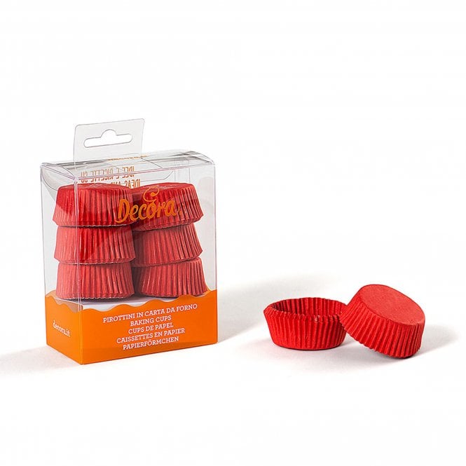 Decora Red Tartlets Baking Cupcake Pack of 120