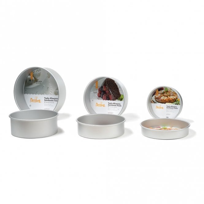 Decora Round Professional Anodized Aluminum Pan