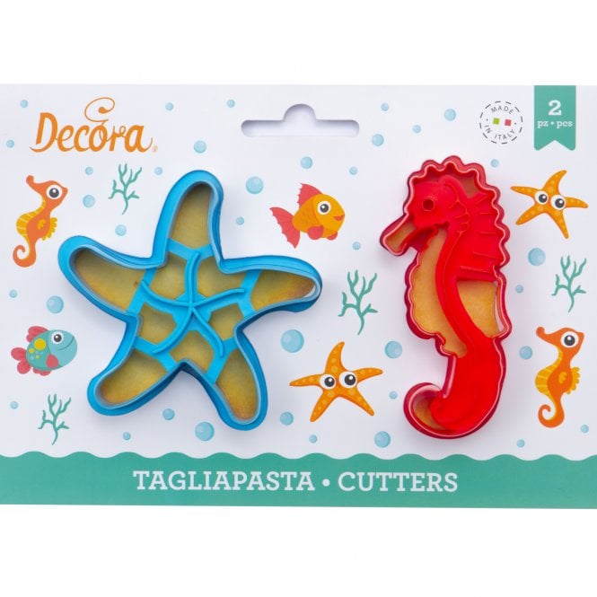 Decora Sea Life Cookie Cutter 2Pcs