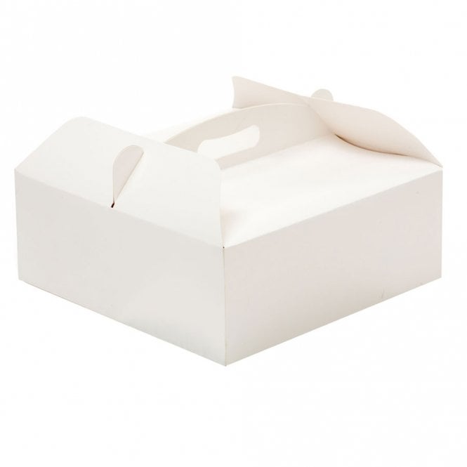 Decora Square Cake Box With Handle - 28.5 x 28.5 x 10 H cm