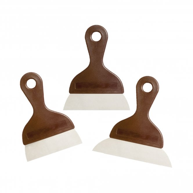 Decora Stainless Steel Chocolate Griddle Tempering Scraper