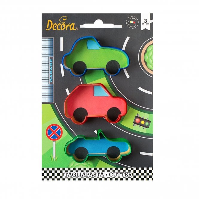 Decora Sweet Game Brum Brum Cutters - Set of 3