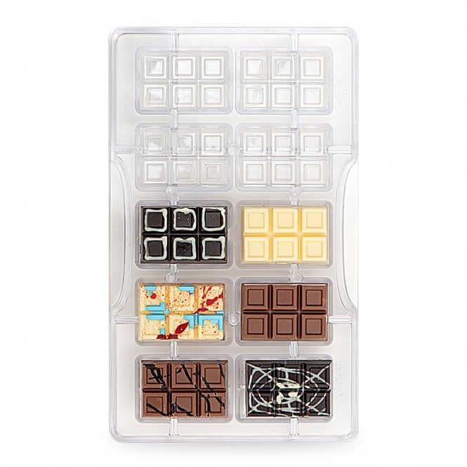 Decora The Mini Bars - Polycarbonate Chocolate Moulds