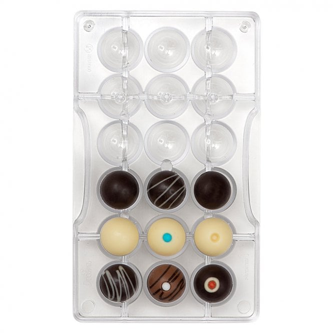 Decora The Perforated Sphere - Polycarbonate Chocolate Moulds
