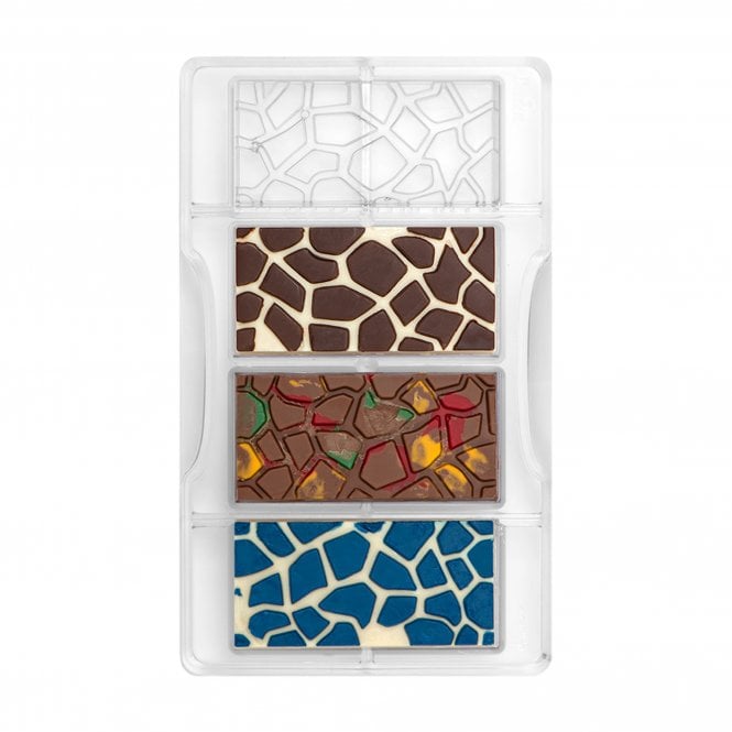 Decora Turtle Effect Bar Chocolate Mould