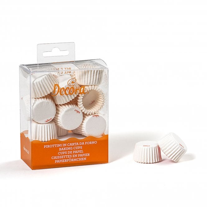 Decora White Mini Cupcake Baking Cups Pack of 200