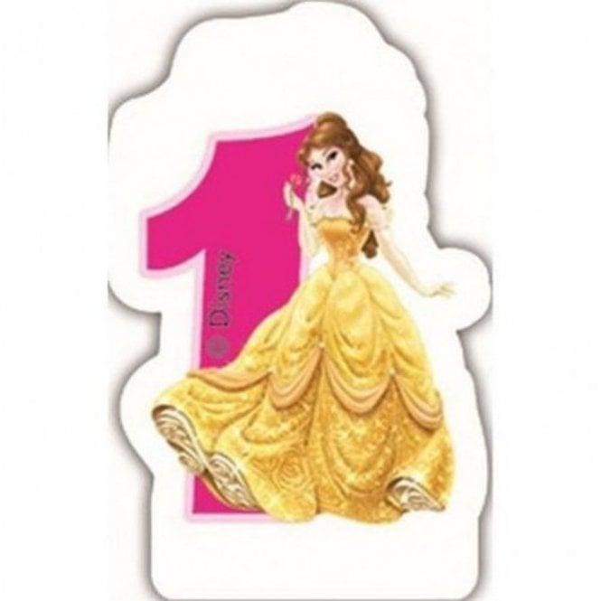 Decorata Party Disney Princess Birthday Candle Number 1