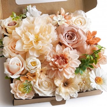 Deep Champagne - DIY Faux Flower Box Set